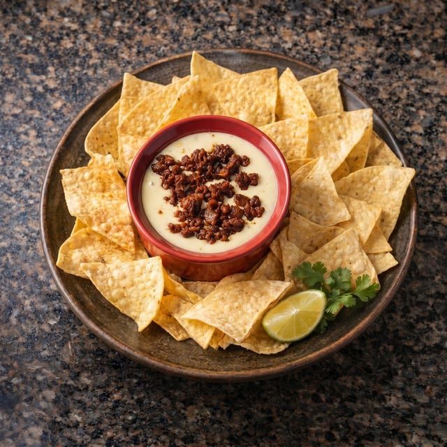 Choriqueso Dip & Chips.