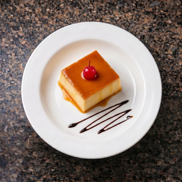 Flan Napolitano.
