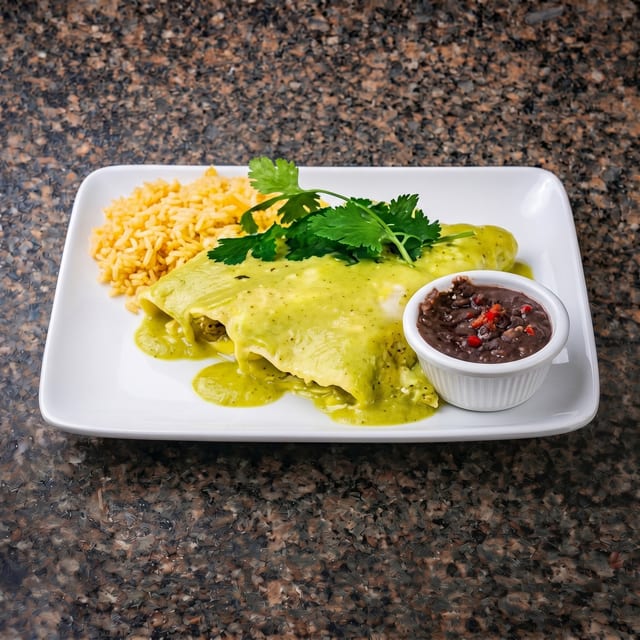 Enchiladas Suizas.