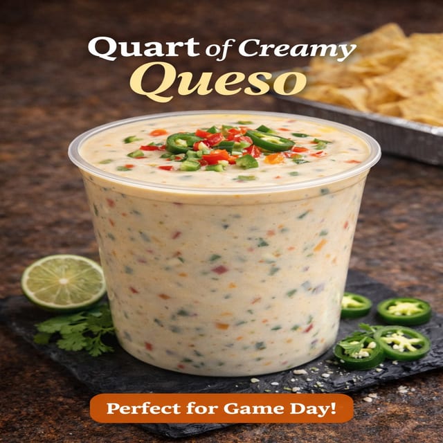 Qt Queso Sauce.