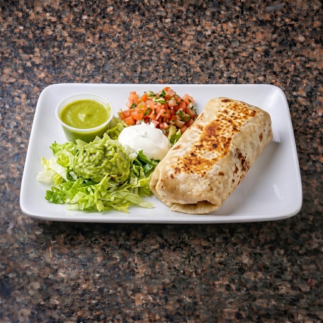 Ground Beef Burrito.