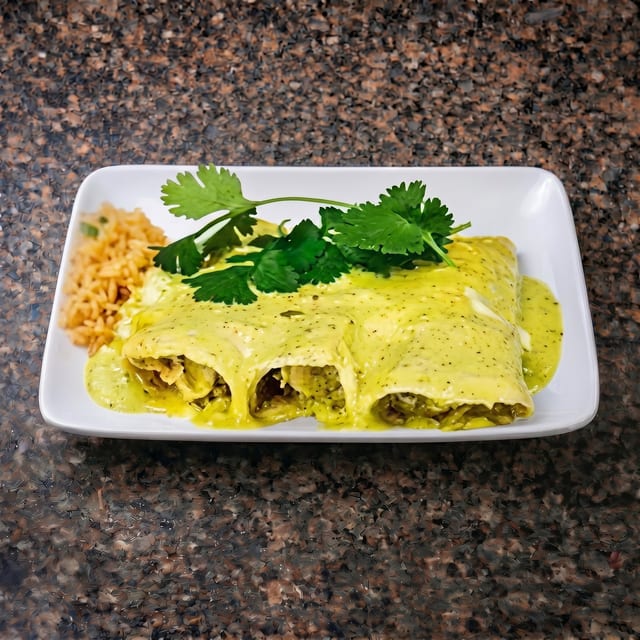Enchiladas Vegetarian.