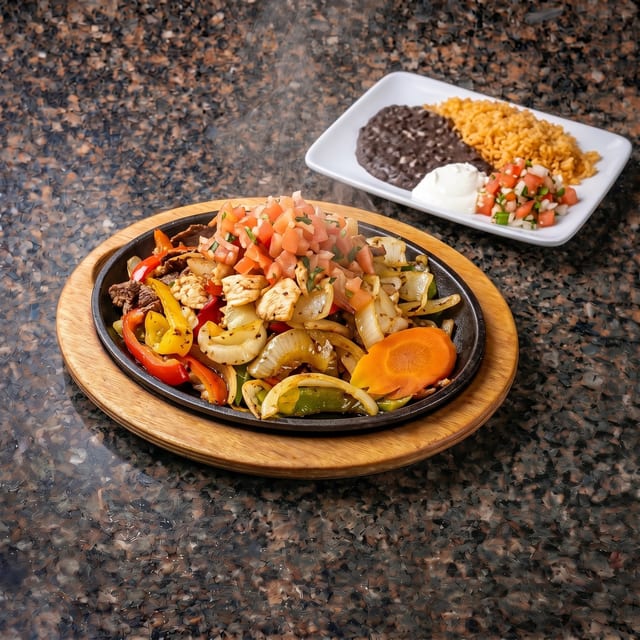Classic Seafood Fajitas.