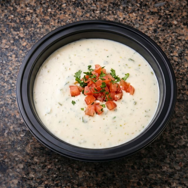 Queso Dip N Chips.