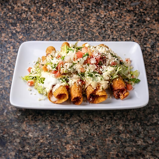 Taquitos Chicken Tinga.