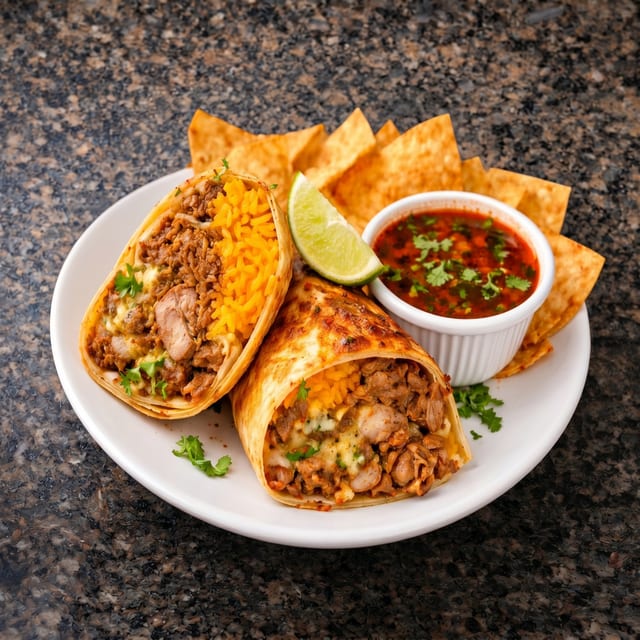 Crunchy Birria Burrito.