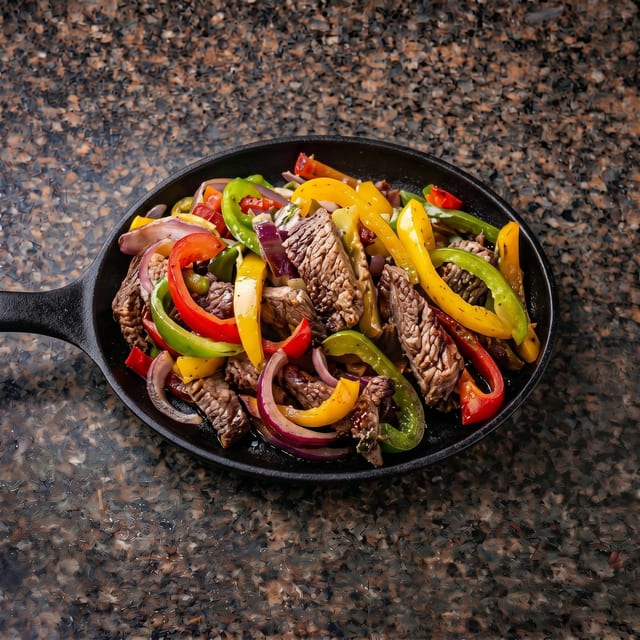 Classic Steak Fajitas.